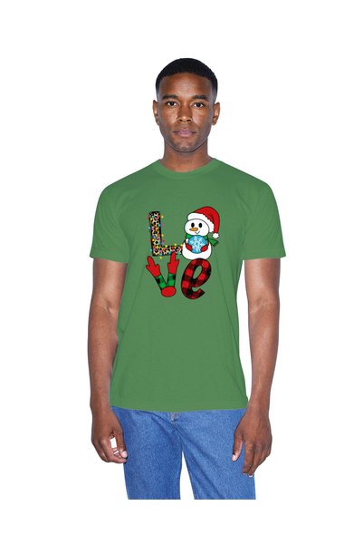 MVRDAR Tricou de Craciun unisex din 100% bumbac pentru femei si barbati