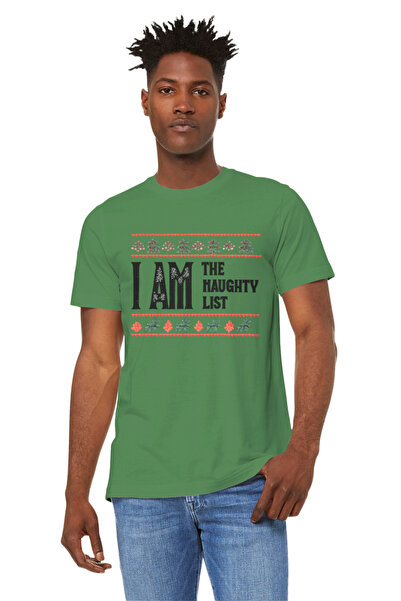 MVRDAR Tricou de Craciun unisex din 100% bumbac pentru femei si barbati