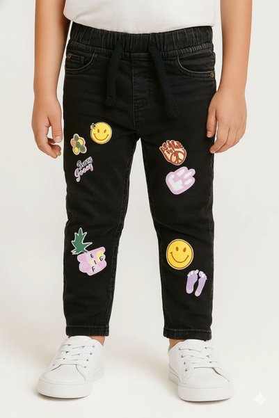 STITCH by MH Kid's StickerFlex Denim Pants
