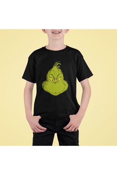 MVRDAR Tricou de Craciun pentru copii cu Grinch si personaje festive