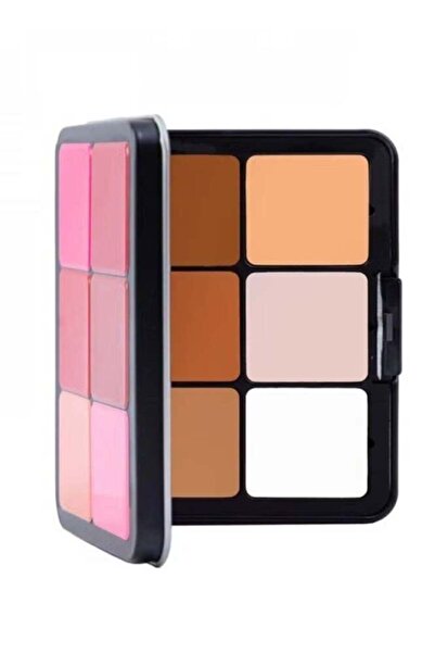 Florucci لوحة أساسية فائقة الدقة لإخفاء العيوب وأحمر الخدود، 1 أونصة، متعددة ...