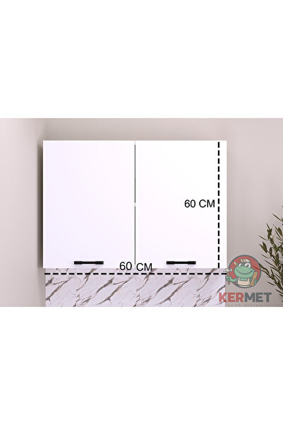 KermetHome Mutfak Dolabı Üst Modül 60 cm