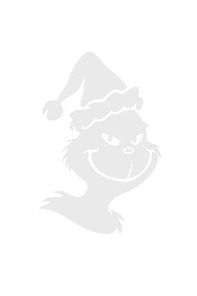 Oracal 651 Sticker decorativ, autocolant pentru masina, Grinch, 20cm, alb