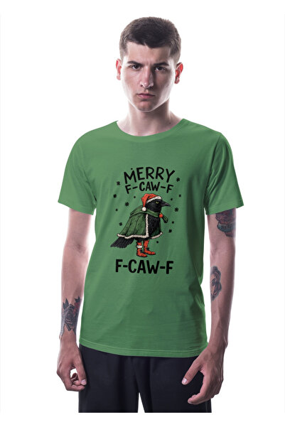 MVRDAR Tricou de Craciun unisex din 100% bumbac pentru femei si barbati