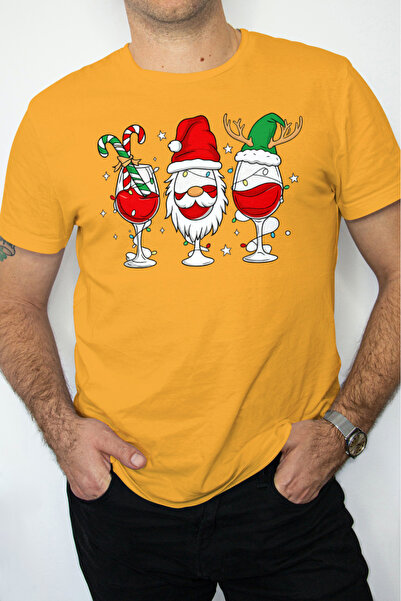 MVRDAR Tricou de Craciun unisex din 100% bumbac pentru femei si barbati