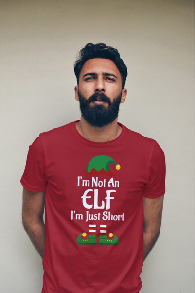 MVRDAR Tricou de Craciun unisex din 100% bumbac pentru femei si barbati
