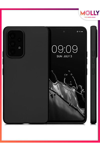 Molly Black Matte Silicone Case for Samsung Galaxy A53