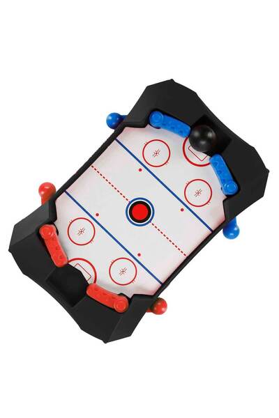 Genel Markalar Masaüstü Mini Oyun Seti Buz Hokeyi-Siyah