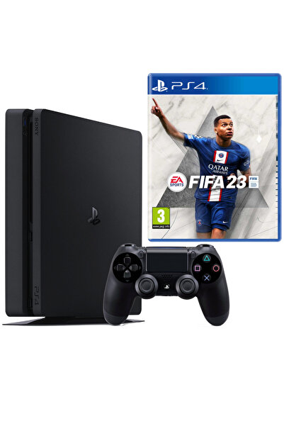 Sony PlayStation 4 SLIM Console PS4 1TB + Controller + FIFA 23 (Second-Hand)