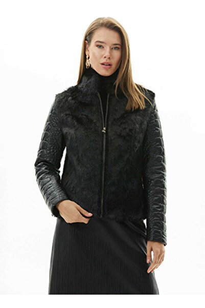 Selen Siyah Kadın Mont 23KSL6080