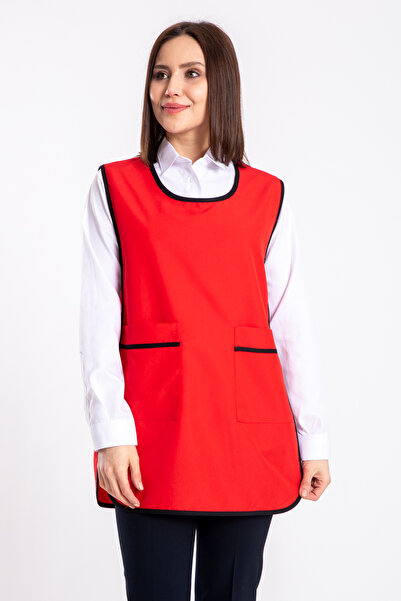 DAŞ ÜNİFORMA Open Collar Gilet Apron Work Uniform