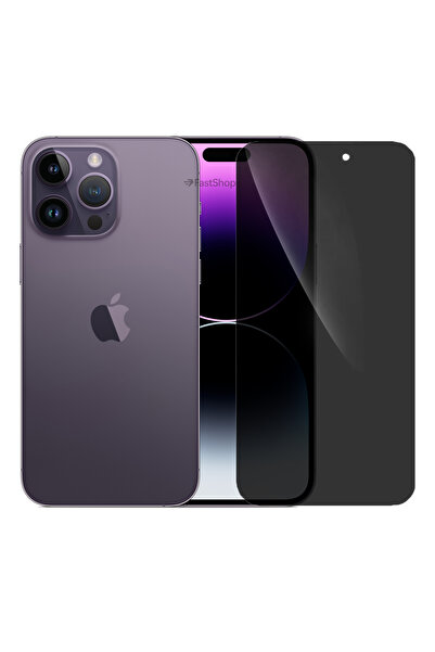 MMP SHOP واقي شاشة مضاد للكسر ومضاد للكهرباء الساكنة متوافق مع آيفون 14 برو ماكس