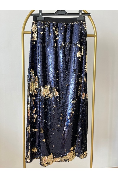 My Glowya Pul payetli Tasarım Uzun Etek