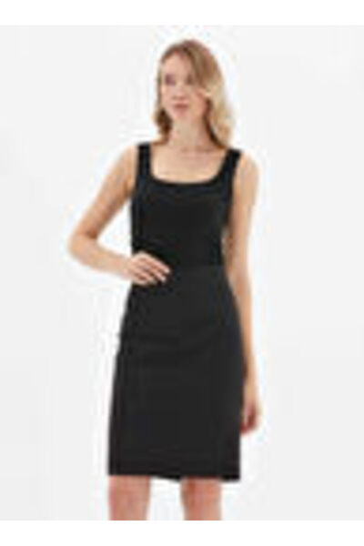 Selen Siyah Kadın Standart Etek 25KSL3482