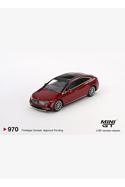 mini gt Mercedes-Benz EQS 580 4MATIC Red Metallic 970