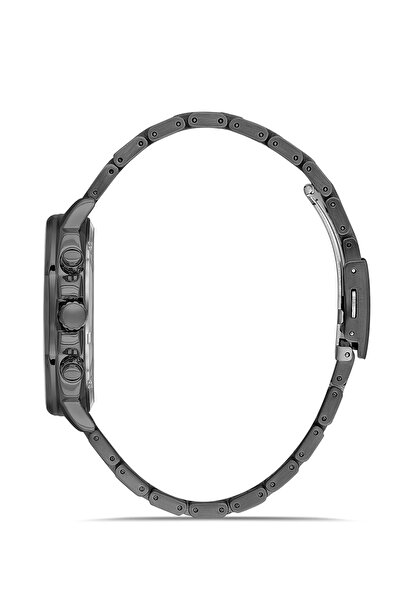 FERRO Silver Steel Cord Men's Wristwatch Fm11652A-V3 Functions Active 3 Atm Water Resistant,