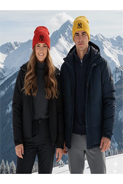 w white stars sports & wear Unisex 2-Piece Knitted Beanie Set