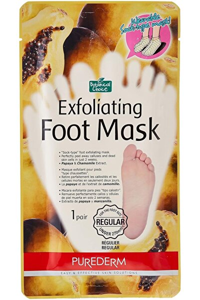 Purederm قناع تقشير القدم العادي، 0.28 رطل