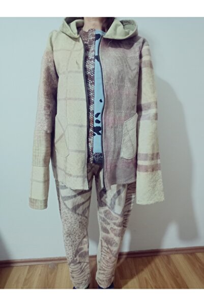 hoaryage Genuine Lambskin Fur Hooded Coat, Jacket, Biker Jacket, Ski Jacket, Unlined