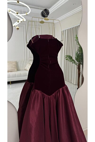 qmhafst elegant velvet dress