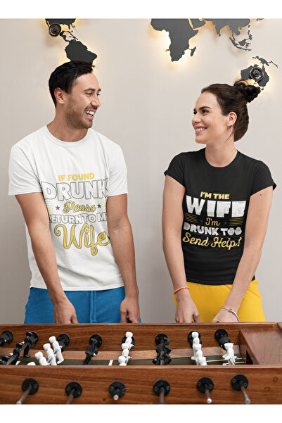MVRDAR Set of 2 100% cotton couple t-shirts