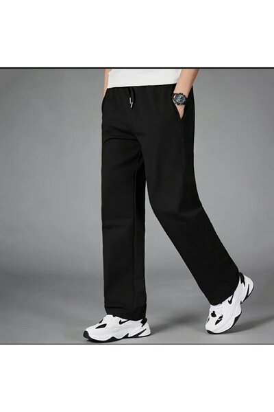 TORUK MAKTO 3 Pieces Unisex Regular Black Gray Navy Blue Pipe Leg Sweatpants