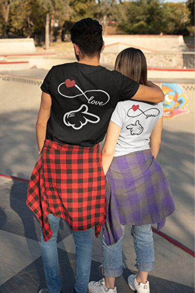 MVRDAR Set of 2 100% cotton couple t-shirts