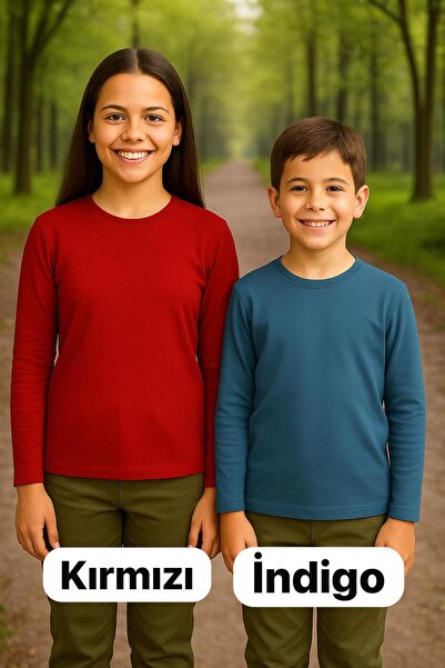 Mcr Унисекс комплект от 2 части с дълъг ръкав и яка за момичета и момчета, че...