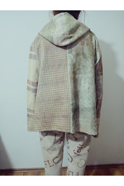 hoaryage Genuine Lambskin Fur Hooded Coat, Jacket, Biker Jacket, Ski Jacket, Unlined