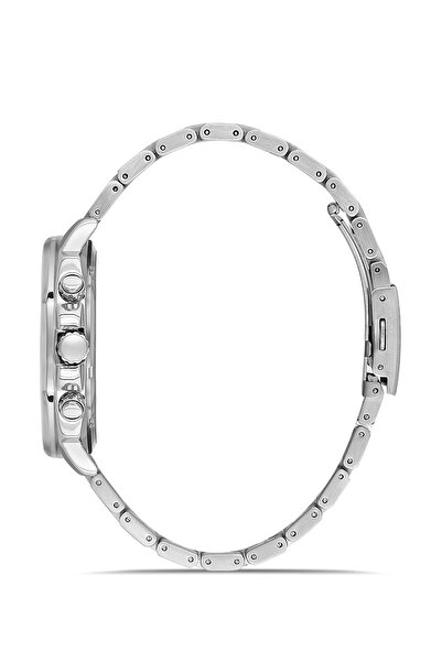 FERRO Silver Steel Cord Men's Wristwatch Fm11652A-A15 Functions Active 3 Atm Water Resistant