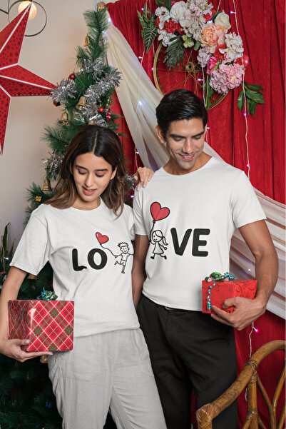 MVRDAR Set of 2 100% cotton couple t-shirts