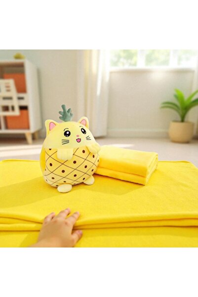 OEM 3-in-1 Pillow - Integrated Blanket, Hand Pockets and Plush Toy
