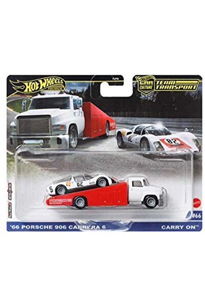 HOT WHEELS Premium HRV47 Team Transport '66 Porsche 906 Carrera 6 / Carry On ...