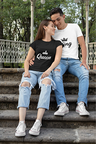 MVRDAR Set of 2 100% cotton couple t-shirts