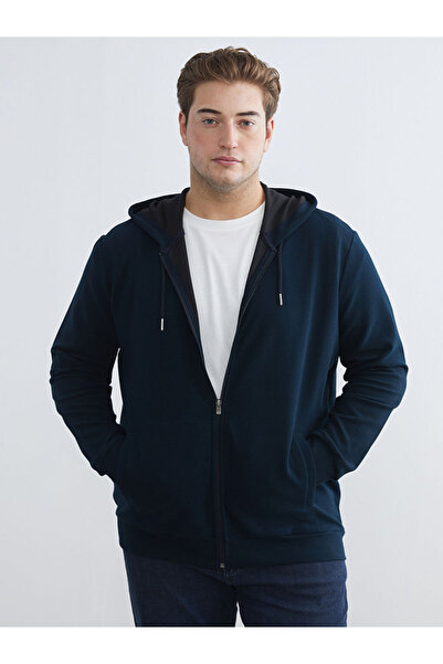 LC Waikiki Standardfit Hooded Men's Zipper Sweatshirt from Uzg Store for Styl...