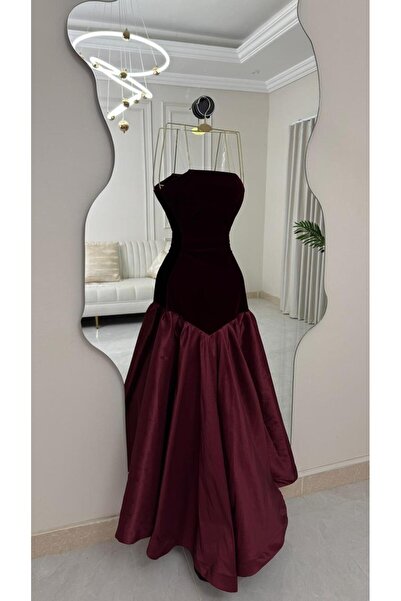 qmhafst elegant velvet dress