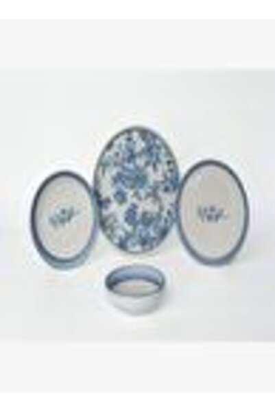 Pierre Cardin Isla Blue Porselen 24 Parça Yemek Takımı