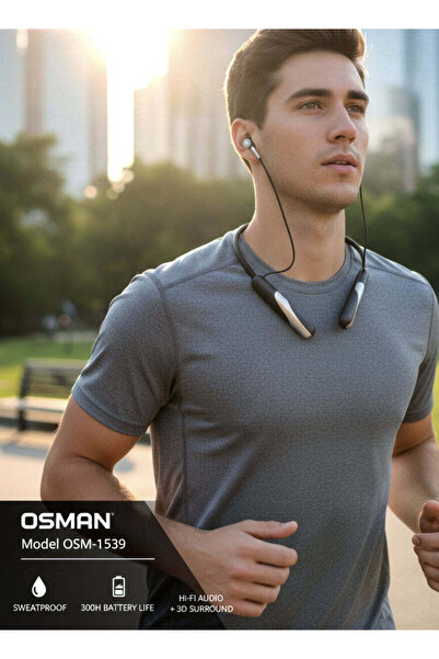 Generic Wireless Neckband Half-in-Ear Headphones - Hi-Fi Stereo, Up to 300 Minutes Playback