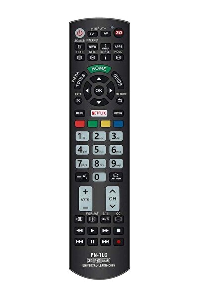 Generic Universal Replacement Remote PN-1LC for Panasonic LCD/LED/3D Smart 4K TVs with Netflix