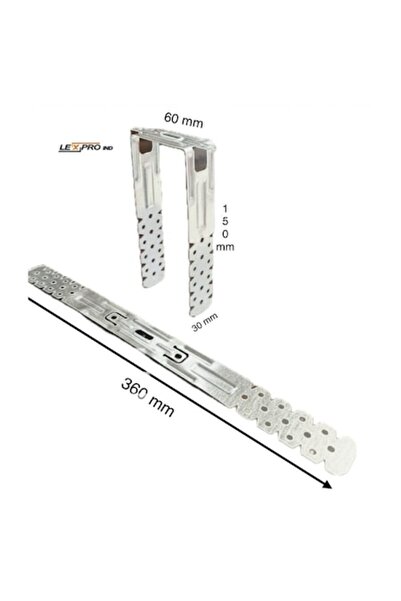 OEM Brida multipla pentru sisteme din gips carton 15 cm x 0,7 mm (lungime tot...