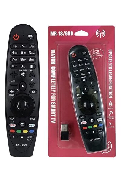Generic Replacement Smart TV Remote Control for USB MR-18/600 for LG TV