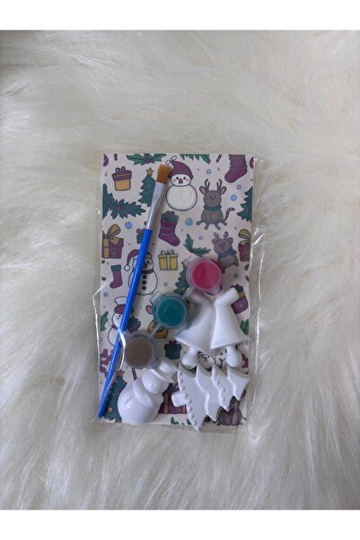 obelleatelier Yılbaşı Temalı Boyama Seti – Çocuk Etkinlik Seti |