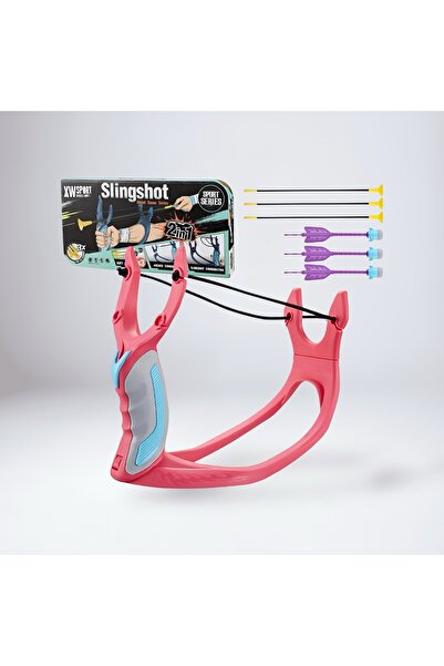 Universul Jucăriilor 2-in-1 slingshot for kids with soft arrows, suction cups and ergonomic handle – Slingshot & Bow Set