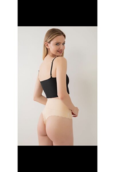 pinkwhite Dikişsiz İz Yapmaz Lazer Kesim Korse Tanga Toparlayıcı Yüksek Bel K...