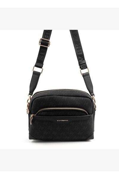 Silver Kadın Çapraz Çanta 1201-47240 POLO ÇAPRAZ ÇANTASI M178 SİYAH-MAT SİYAH