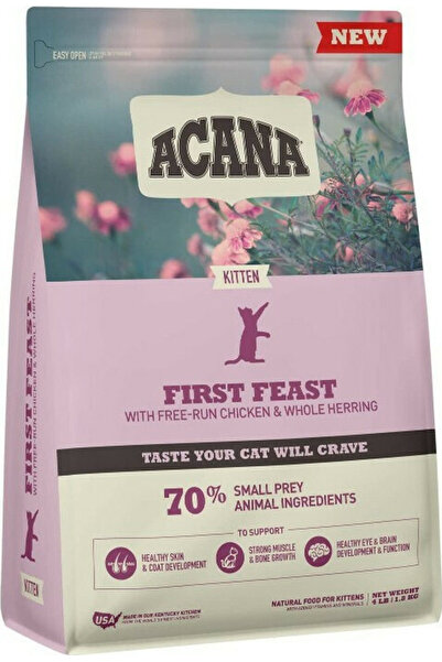 Acana Kitten First Feast Grain-Free & Gluten-Free Dry Food for Young Cats with Chicken 1.8 kg
