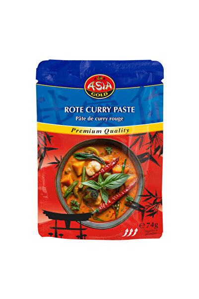 Asia Pastă de curry roșu auriu 74g