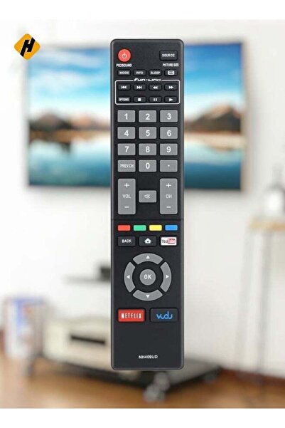 Generic جهاز تحكم عن بعد بديل NH409UD لتلفزيون Magnavox LED Smart HDTV (يناسب NH419UD/NH400UD/NH402UD/NH404UD)