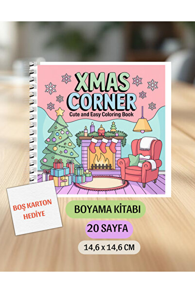 VORACRAFT Boyama Kitabı, Xmas Coloring Book Boyama KU0001