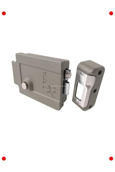 markentegra 70mm Electric Automatic Door Lock - with Brass Cylinder